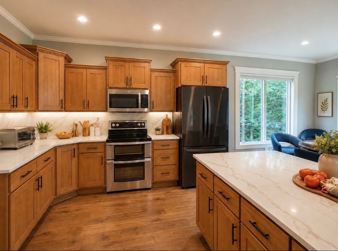 Oak Kitchen Refresh — After
