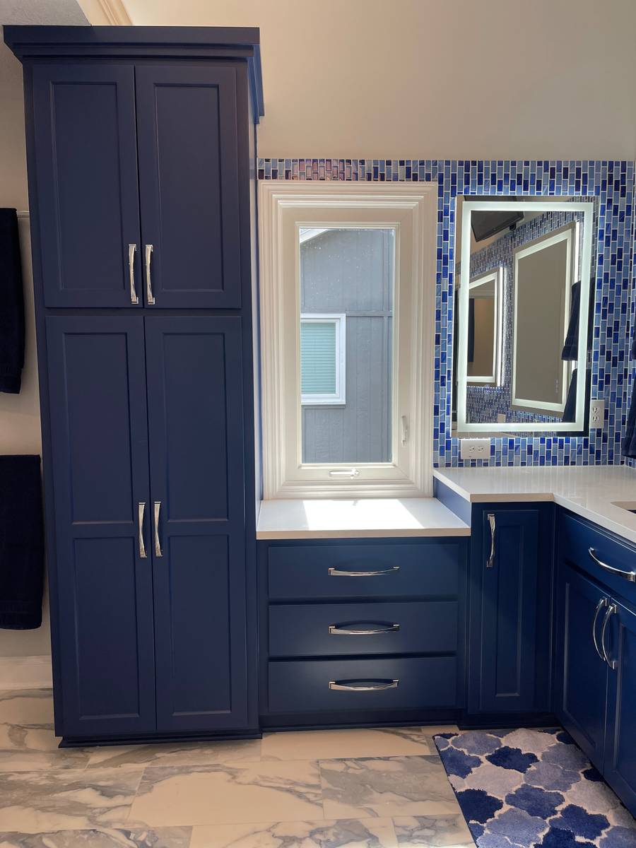Floor-to-Ceiling Linen Tower