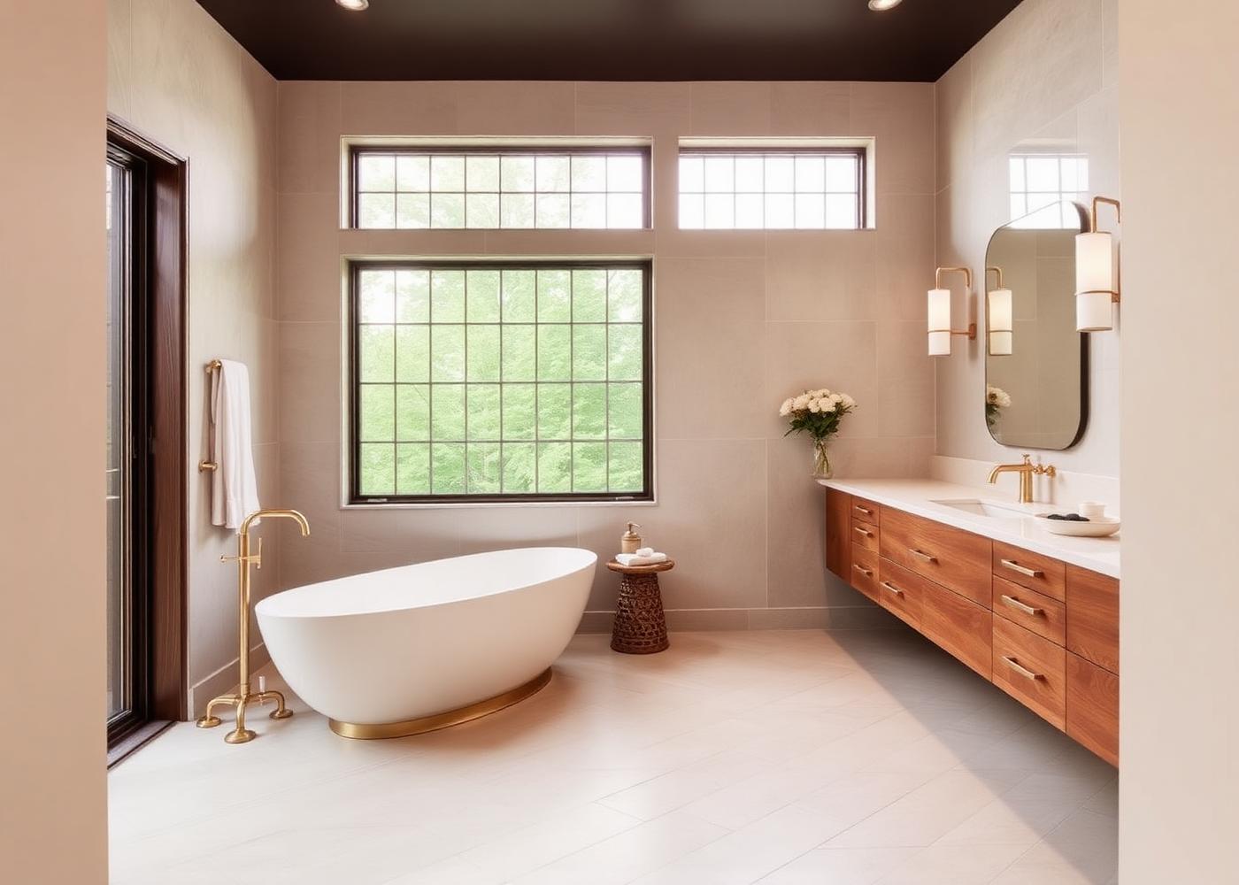 Spa-Inspired Primary Bathroom